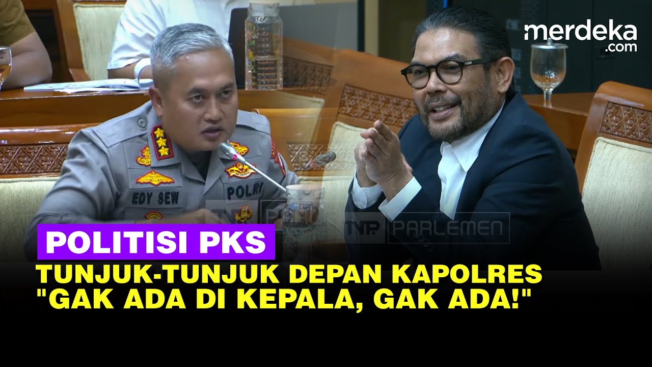 Politisi PKS Emosi Tunjuk-Tunjuk Depan Kapolres Sleman: Gak Ada di Kepala, Gak Ada!