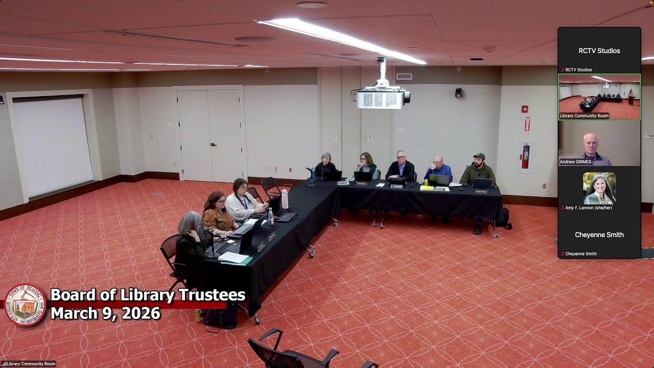 Board of Library Trustees 3-9-2026