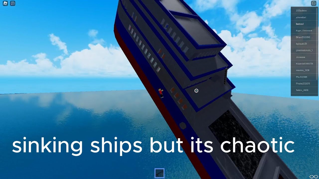 Roblox Sinking Ships but its Chaotic