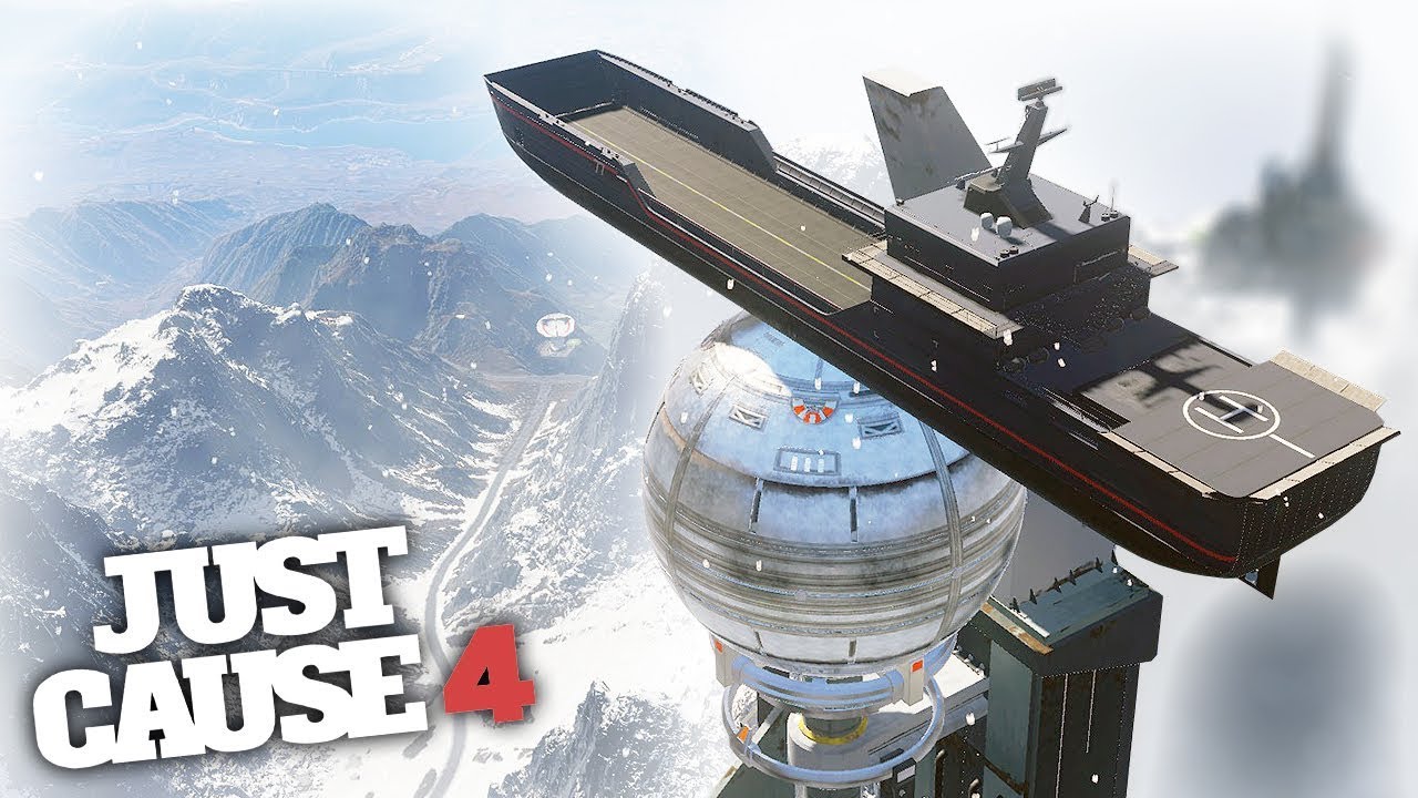 SURFING THE BIGGEST SHIP IN THE GAME! - Just Cause 4 Challenges!