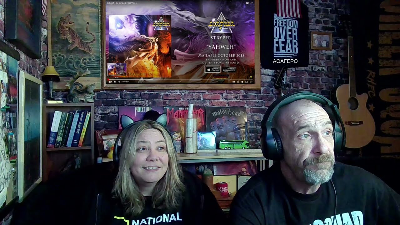 Yahweh - by Stryper( Lyric Video) - Reaction - Wow Heavy Song - Heavy Subject!