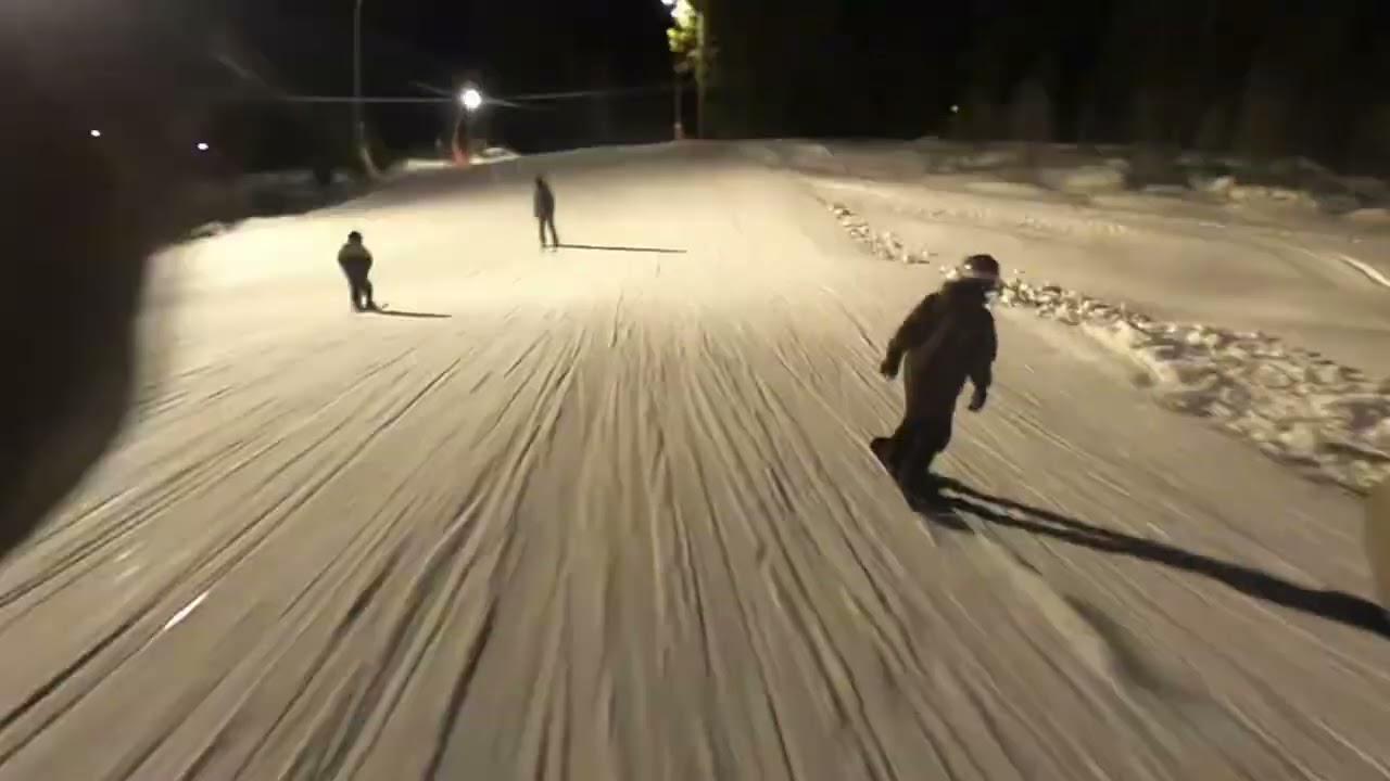 Første dag i Kongsberg ski senter
