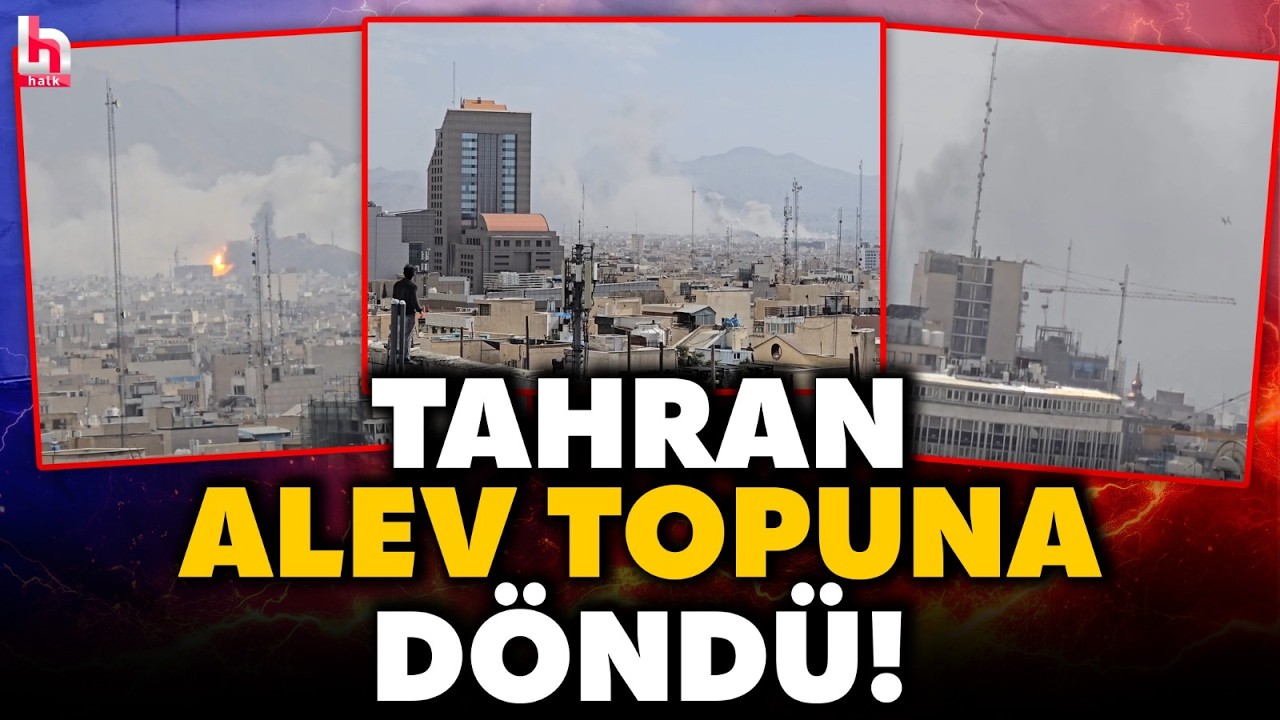 ABD VE İSRAİL BİRLİKTE HAREKET EDİYOR: Başkent Tahran'da yeni patlamalar meydana geldi!