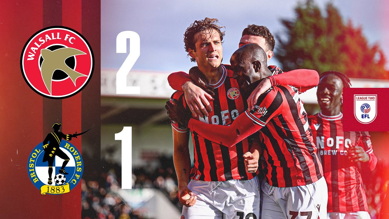 Highlights | Walsall v Bristol Rovers