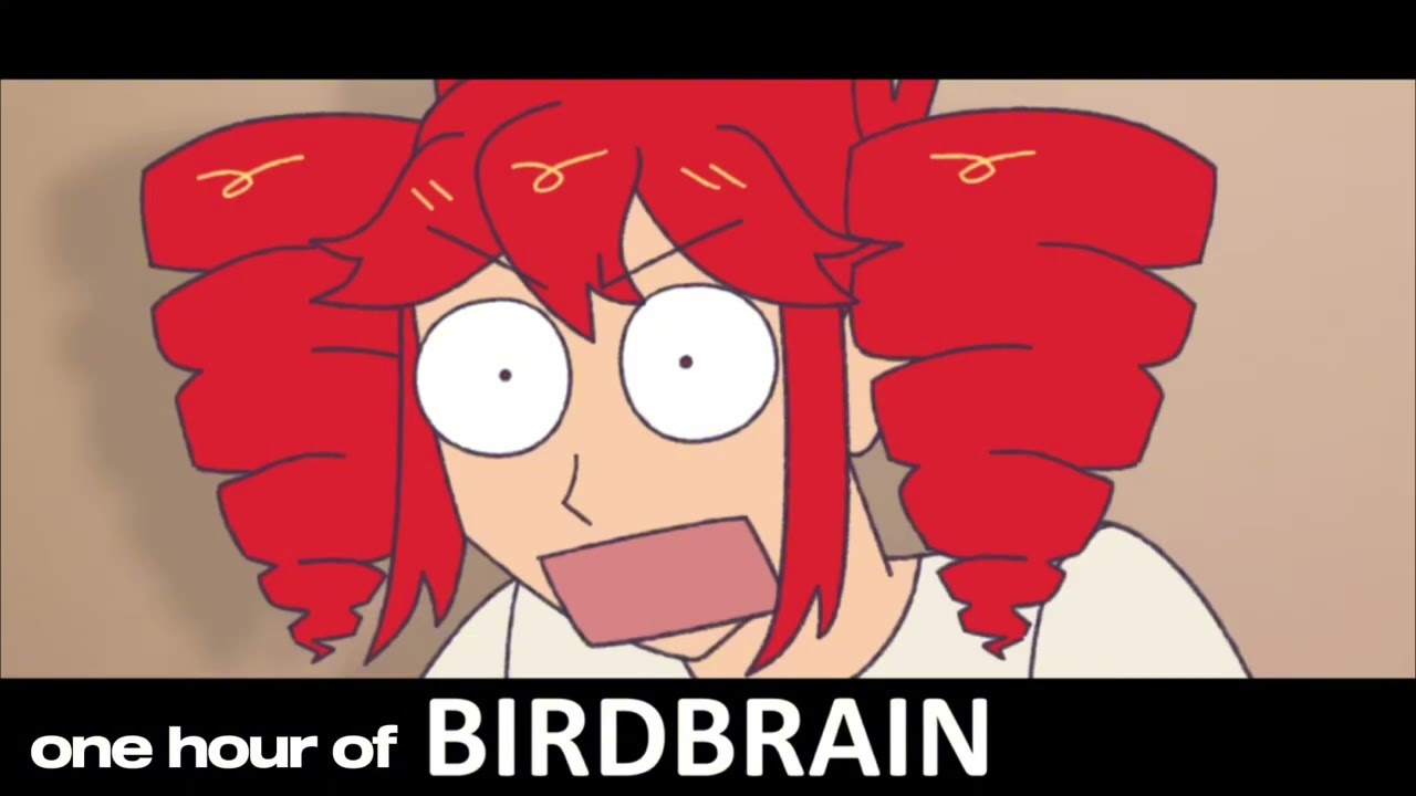 1 hour of BIRDBRAIN! Credits go to @JamiePaigeIRL  and Kasane Teto!
