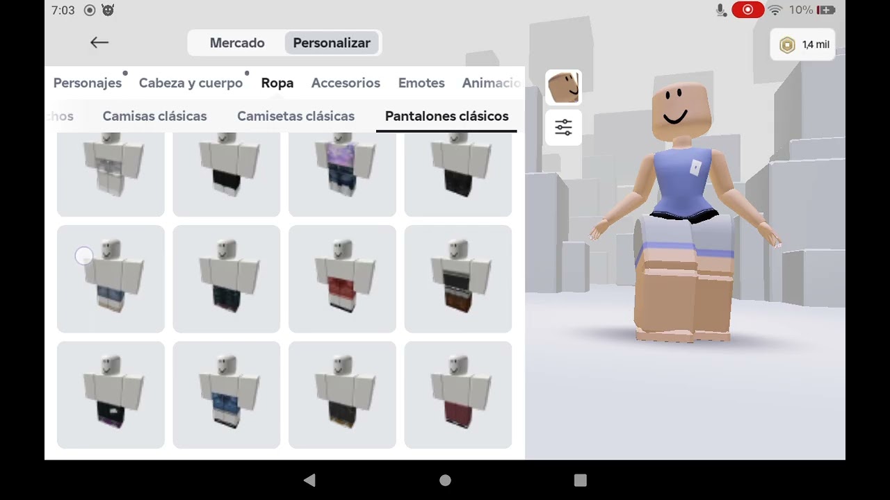 Me compraron robux👁️👄👁️ (me los gaste todos pero no grabe xD)