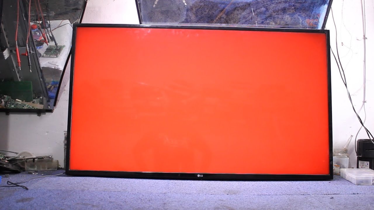 إصلاح تلفاز ألجي 49 بوصة عطل (إشارات LG 49LH5100 (LVDS