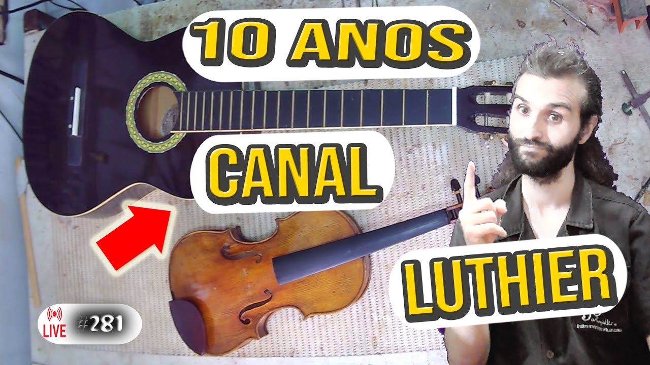 REPARO DE VIOL&Atilde;O E VIOLINO - ANIVERS&Aacute;RIO DO CANAL DO LUTHIER MATEUS PORTUGALLIS! #281