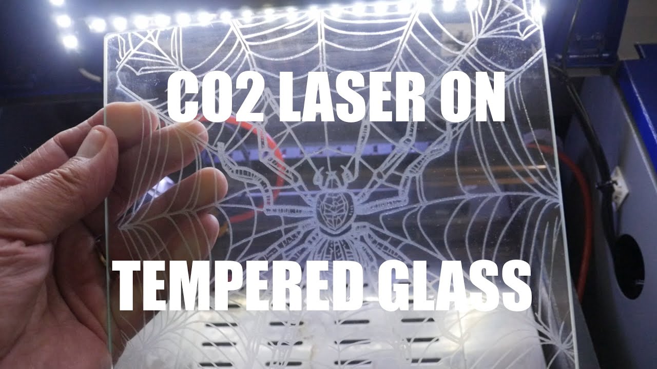 CO2 Laser Etch Tempered Glass
