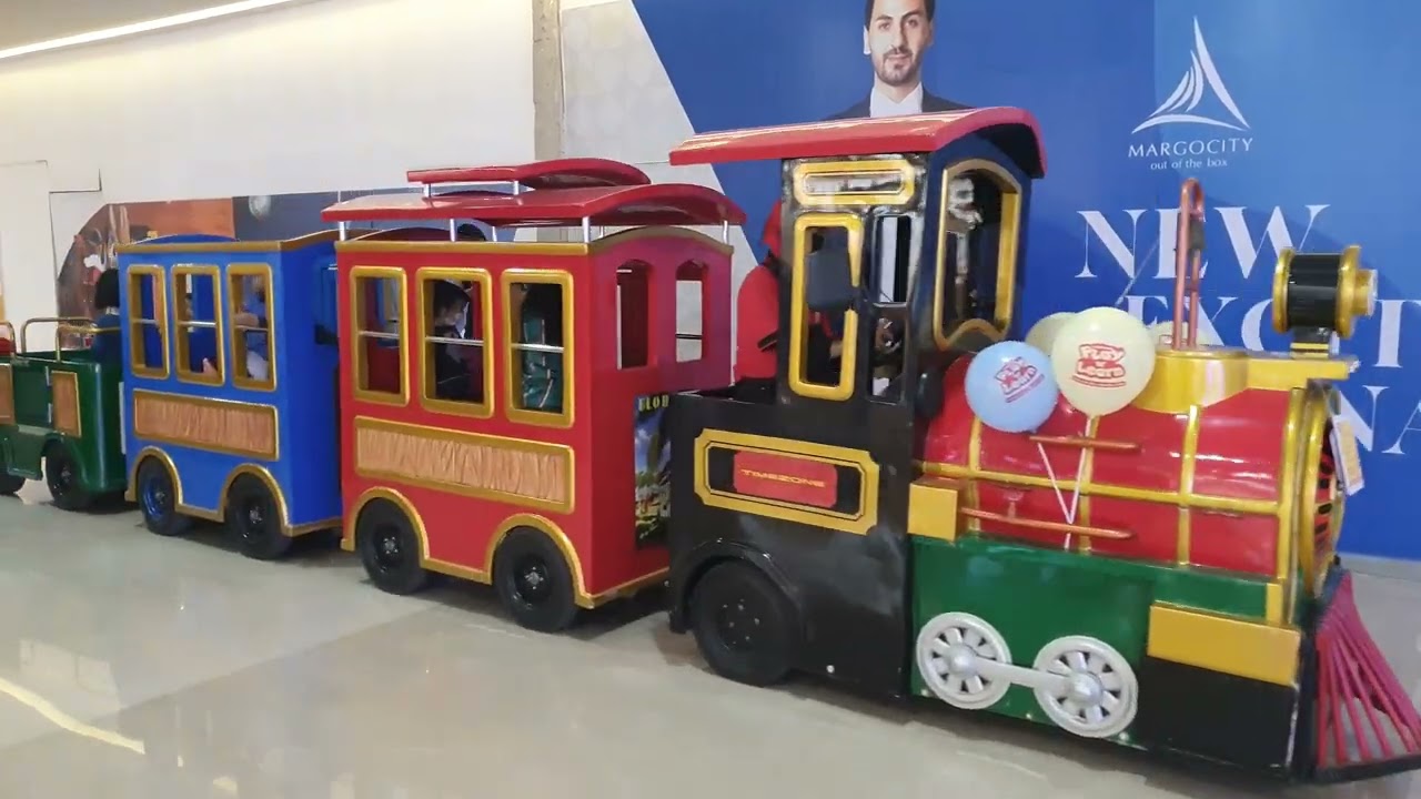 KERETA API ODONG ODONG DI MARGO CITY MALL BARENG ZAHRA ZIYECH SERU BANGET KEREN LUCU