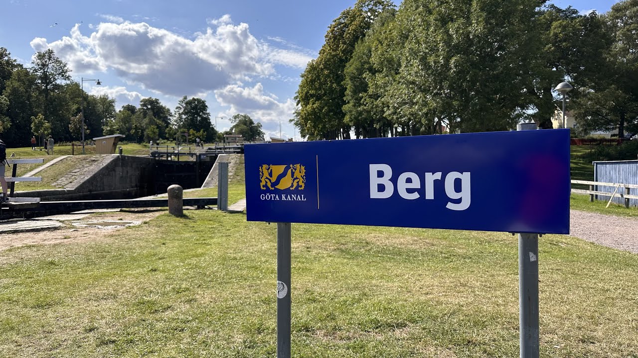 Göta Kanal Berg I Vreta Kloster, Sweden