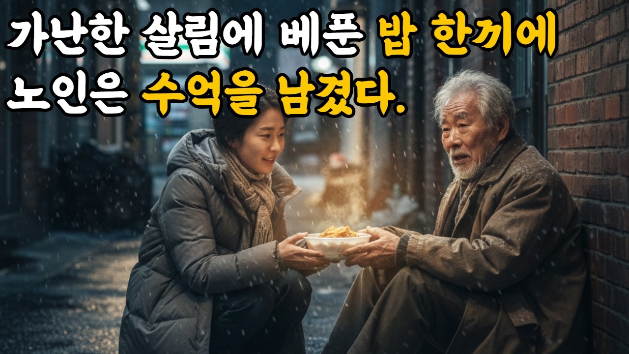 반지하에서 딸을 키우던 싱글맘을 뒤흔든 그 통장의 정체는?