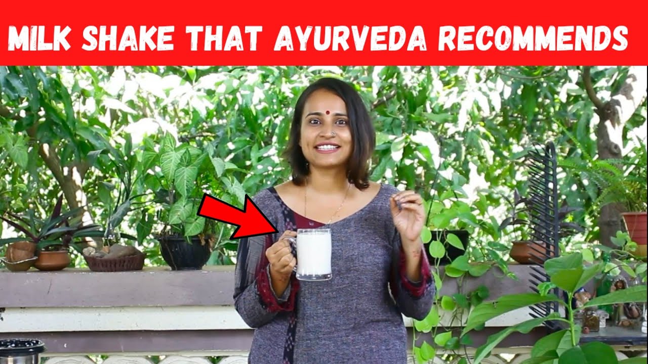Milk Shake That Ayurveda Recommends | Sattavic Recipe For Milk Shake