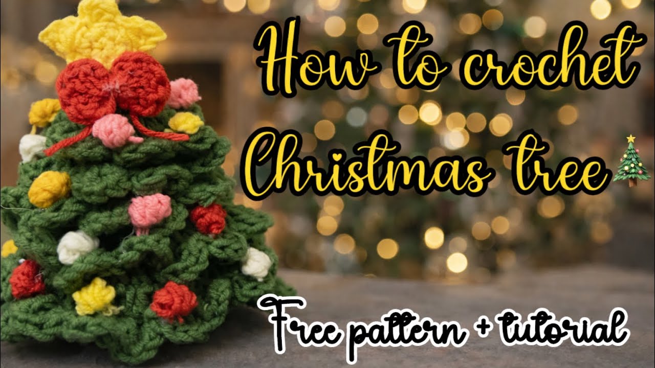 🎄 crochet Christmas tree decorations🎄free pattern +step by step 