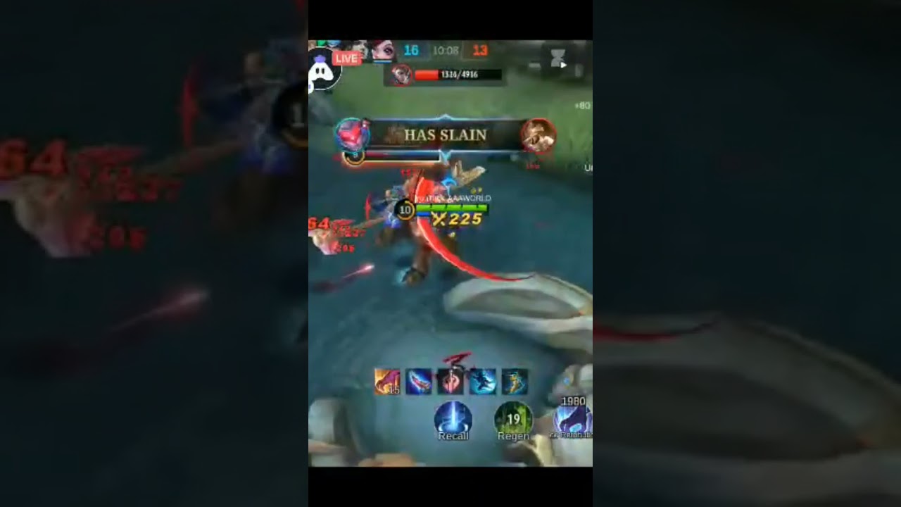 ✅ 1 HIT SABER ATTACK TOP 1 GLOBAL MLBB