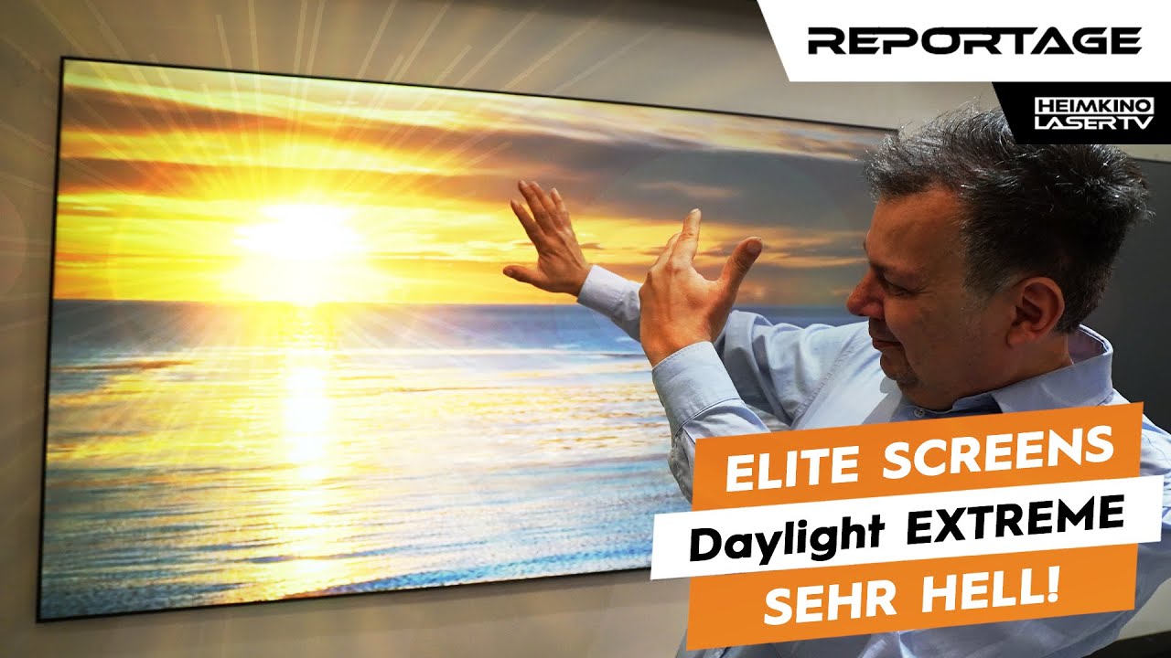 Elite Screens Daylight EXTREME Softfresnel Screen - Hochwertige Tageslicht Leinwand