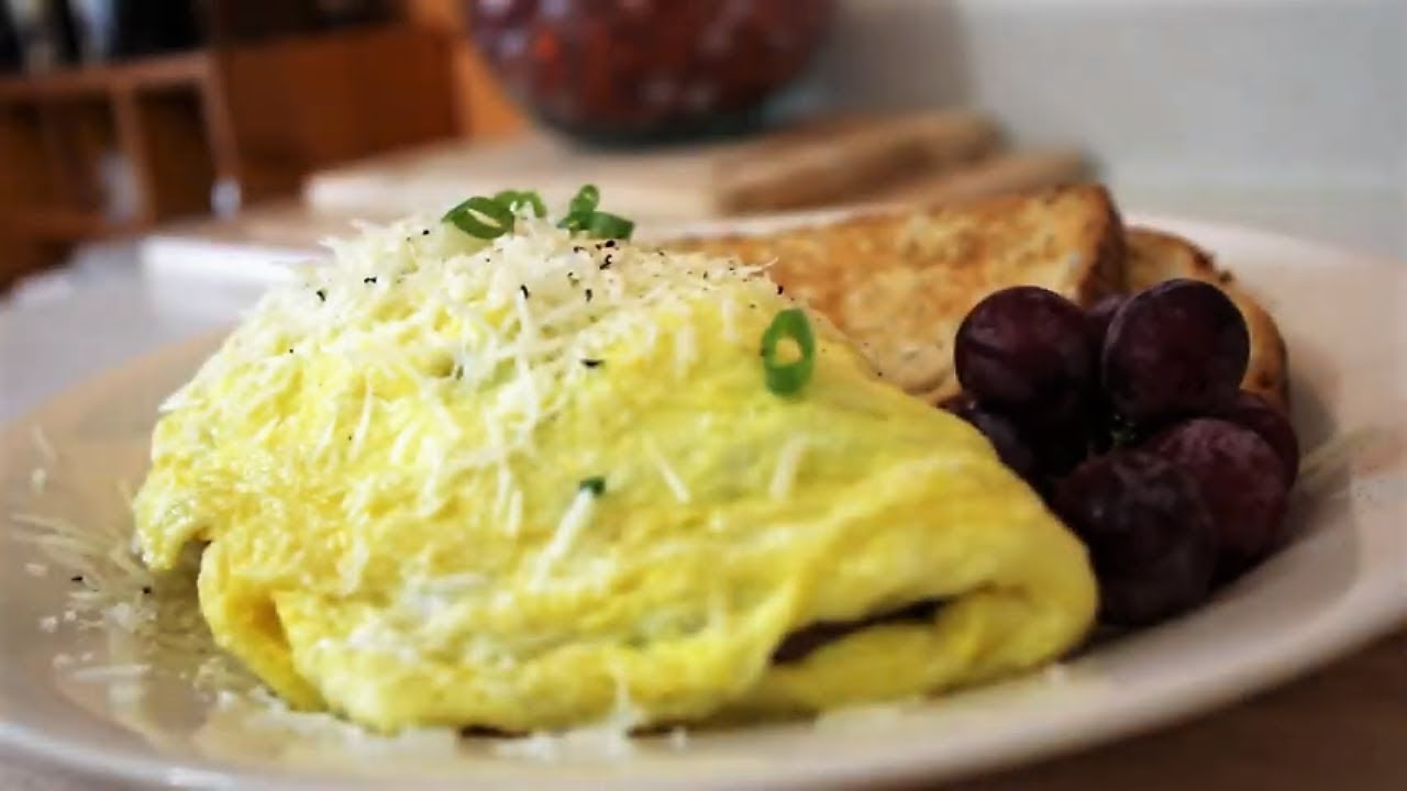 Mushroom Cheese Omelet | It's Only Food w/ Chef John Politte