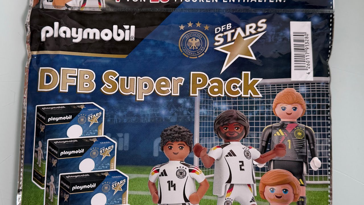 NEUE playmobil DFB Super Pack Wundertüten auspacken