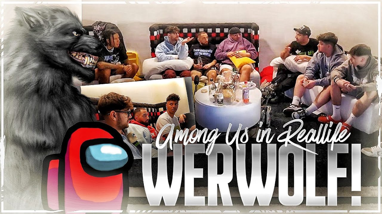 AMONG US IN REALLIFE!😂🐺 WERWOLF WIN mit Musti🏆 ft. Sidney, AbuGoku, Rohat & Co🔥