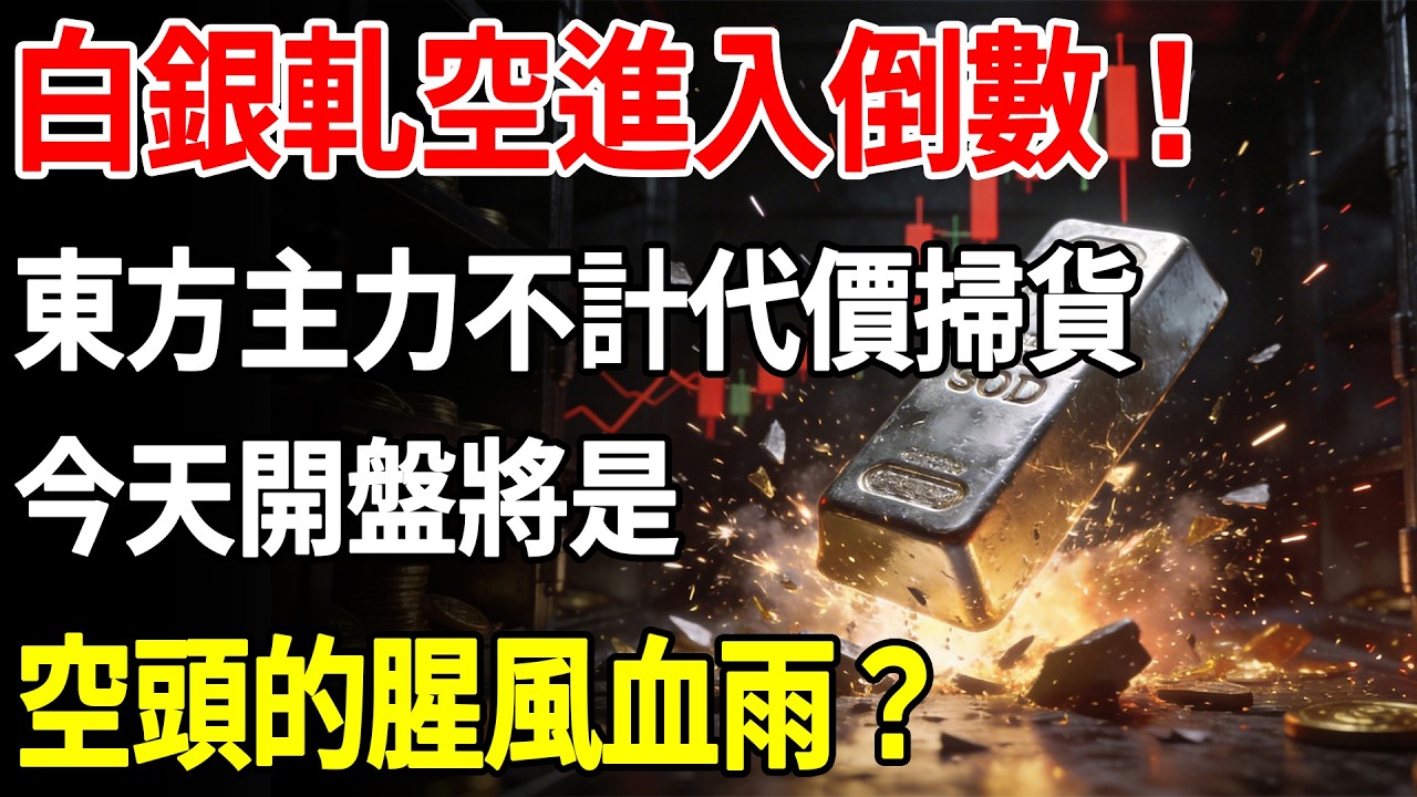 白銀軋空進入倒數！東方主力不計代價掃貨，今天開盤將是空頭的腥風血雨？#白銀#黃金#現貨價格#投資#美元#金融#理財#晚年生活#晚年幸福#退休#退休生活