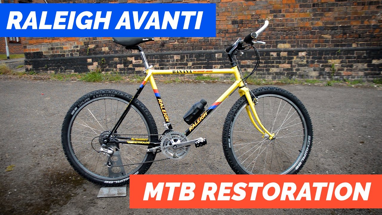 1987 Raleigh Avanti — Team Banana — Реставрация старинного горного велосипеда