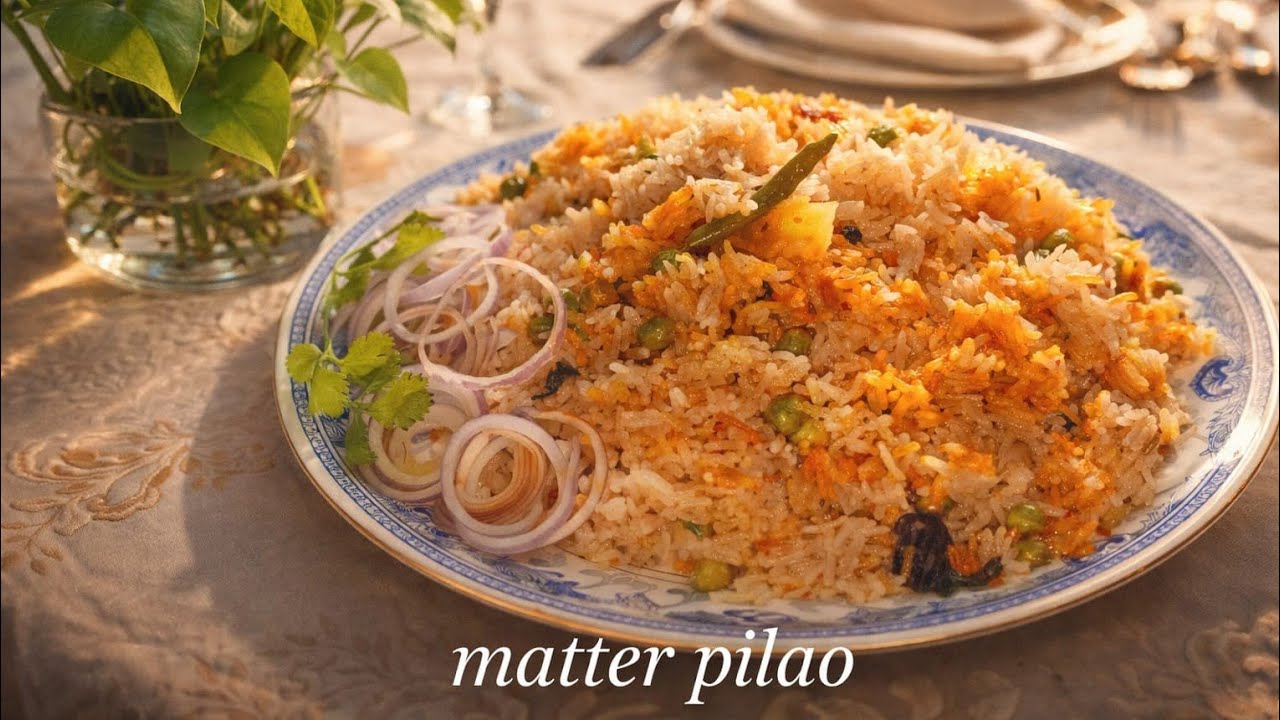 Mater pulao, Ramzan special 