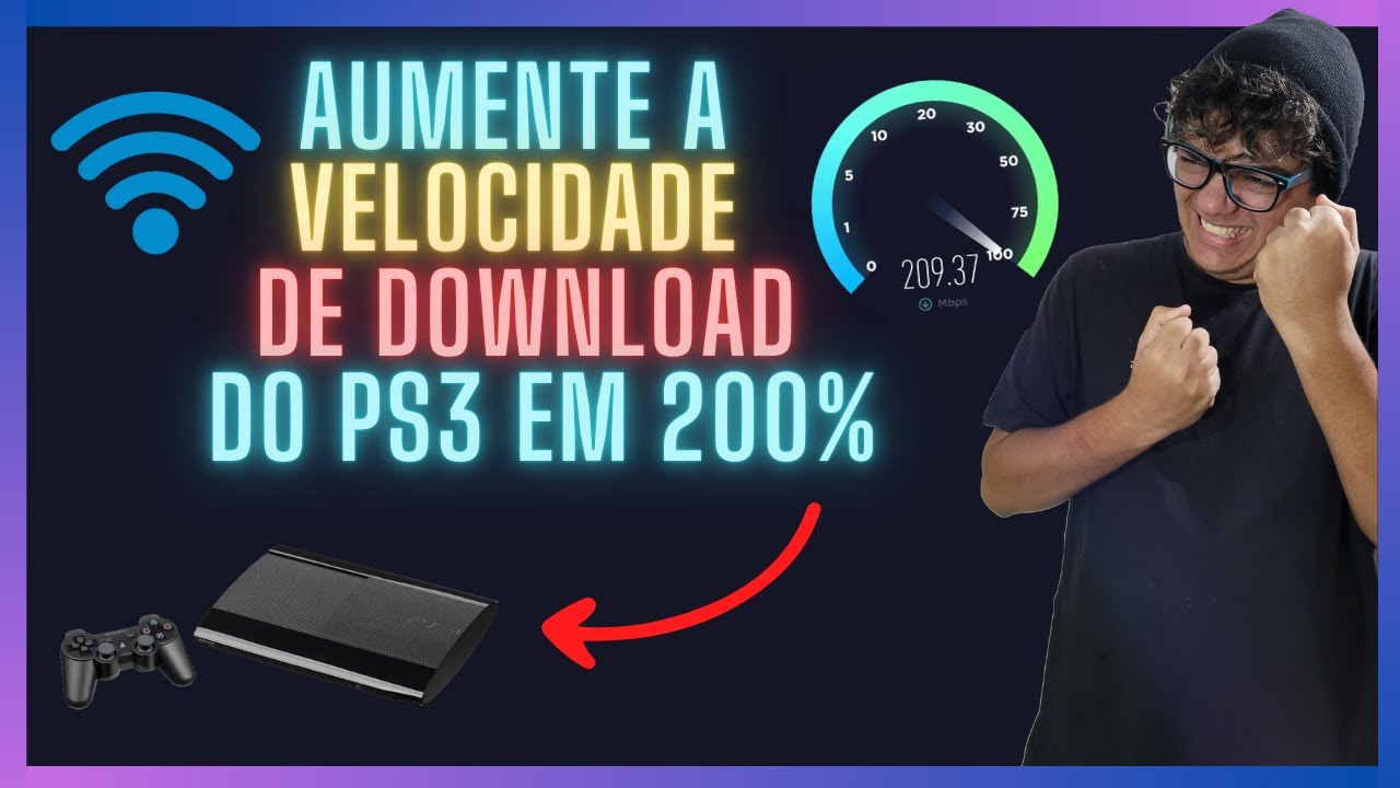 COMO BAIXAR JOGOS MAIS RÁPIDO NO PS3!!✅️GARANTIDO✅️