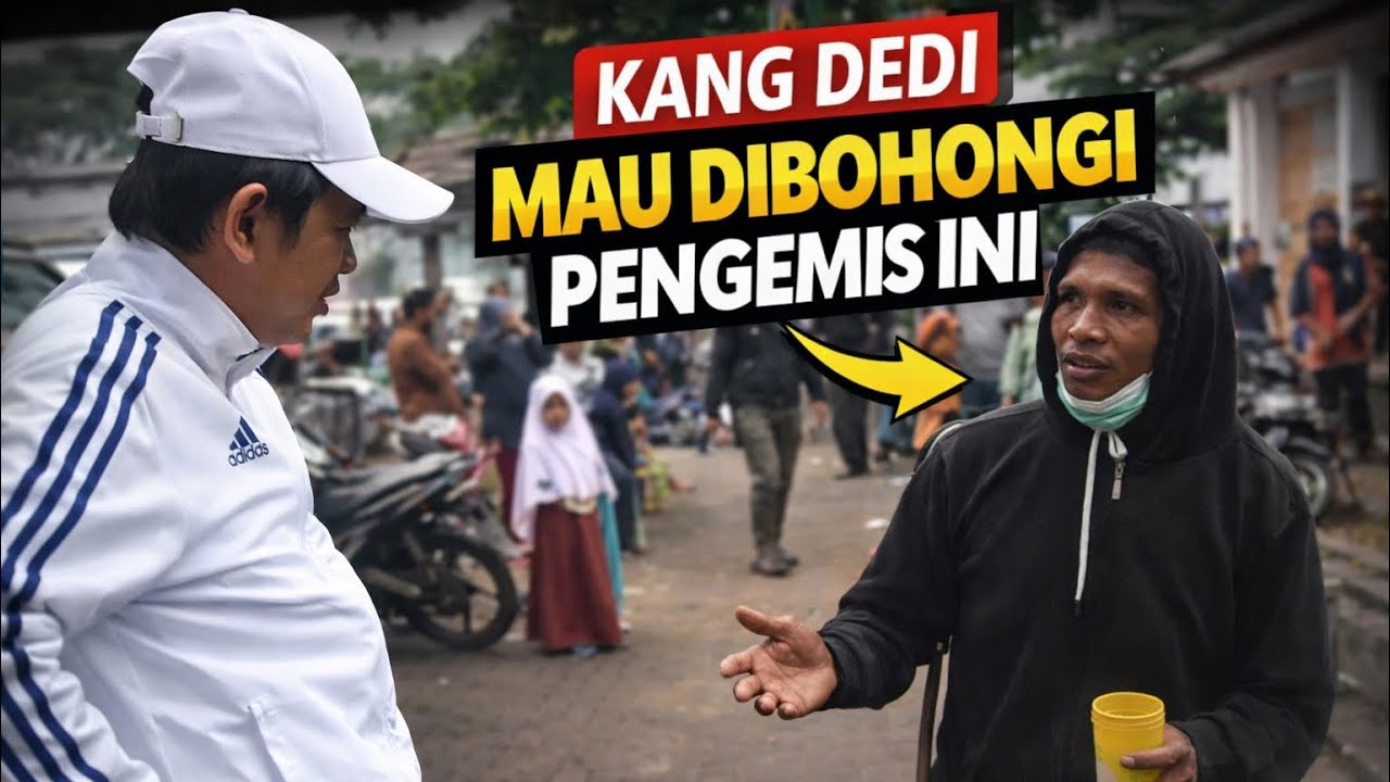 KANG DEDI MAU DIBOHONGI PENGEMIS INI 
