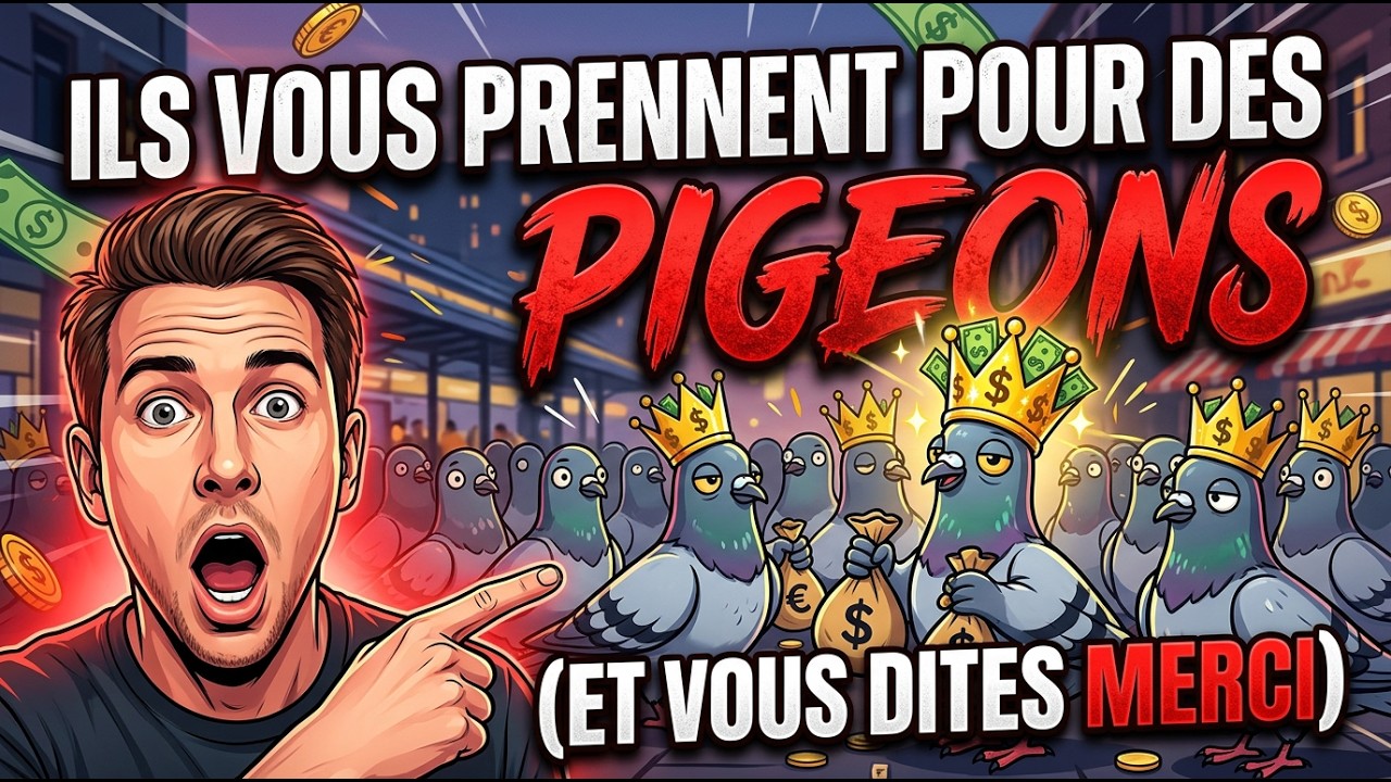 Ils vous prennent pour des PIGEONS (et vous dites merci)