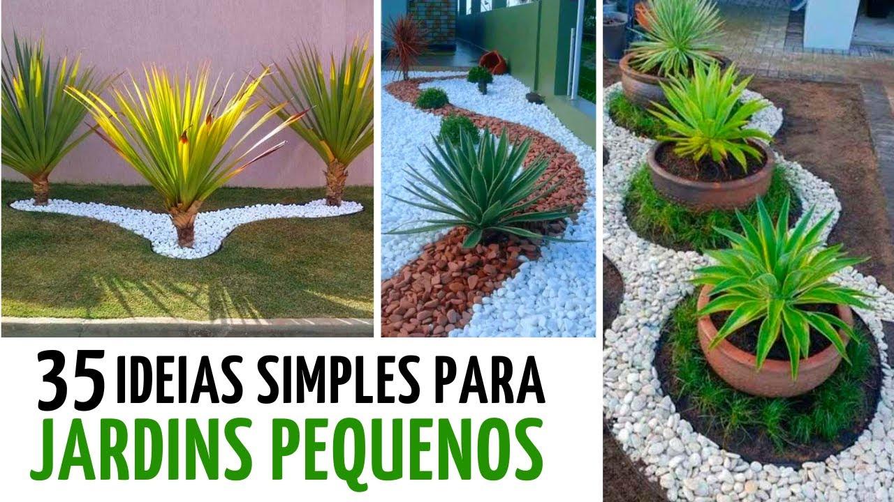 35 Ideias Simples de Decoração Para Jardins Pequenos