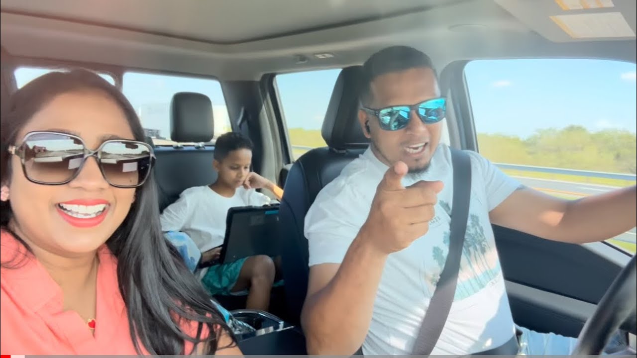 🇹🇹🇬🇾Heading down south | The Hibiscus Restaurant | Kam’s Roti Shop #roadtrip #family #caribbeanfood