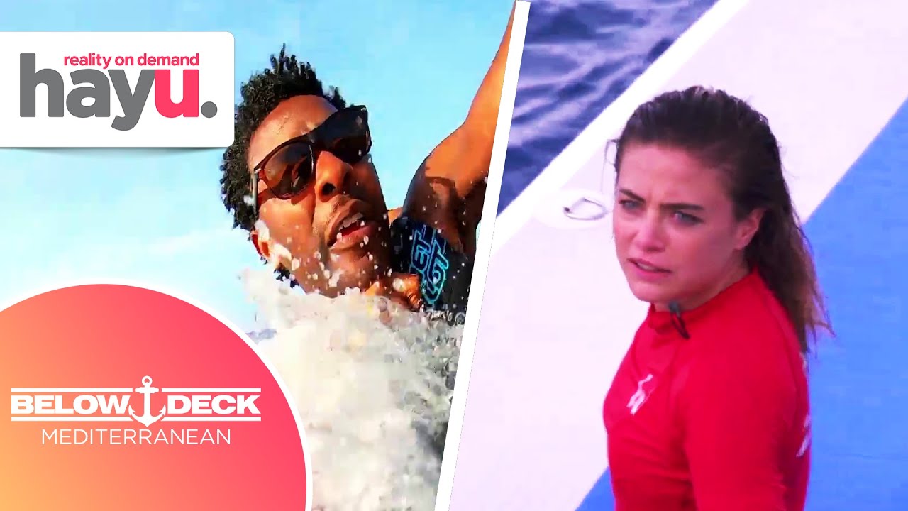Malia's Jet Ski Rescue Saves Guest Who Can't Swim | Season 5 | Below Deck Mediterranean
