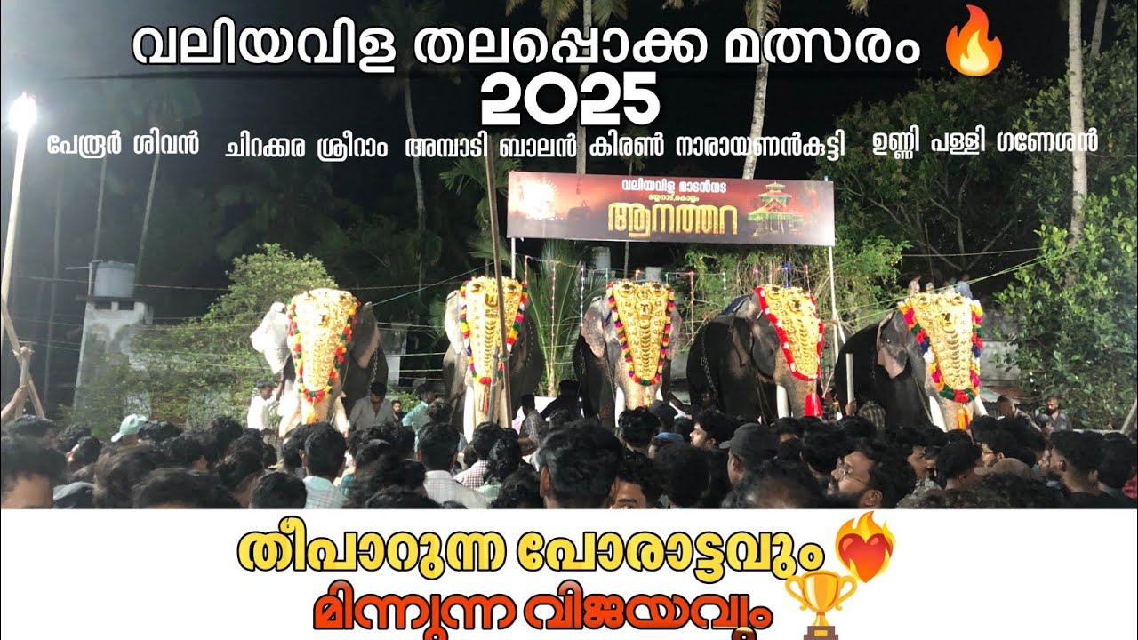 വലിയവിളയിലെ വിജയവും വിജയ ശിൽപികളും |valiyavila thalapokkam 2025| #thalapokkammalsaram