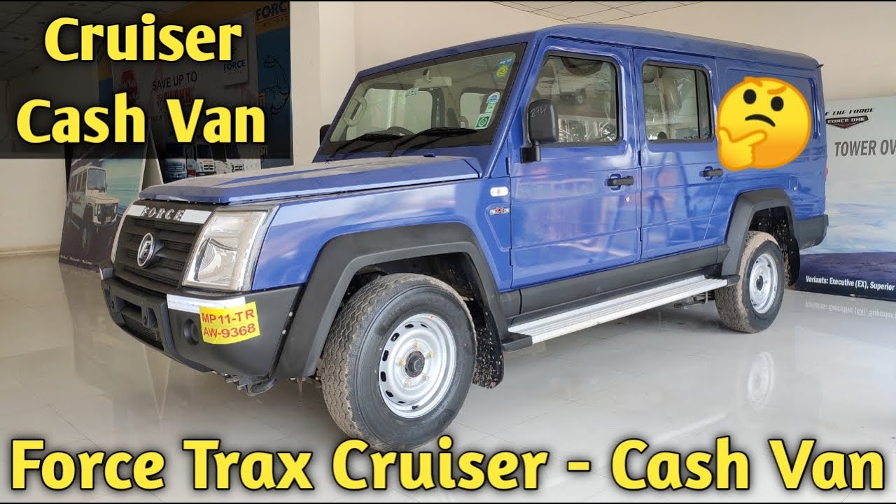 Trax Cruiser - Cash Van || India's first factory made Cash Van || Force Cruiser || Smoking Wheelz