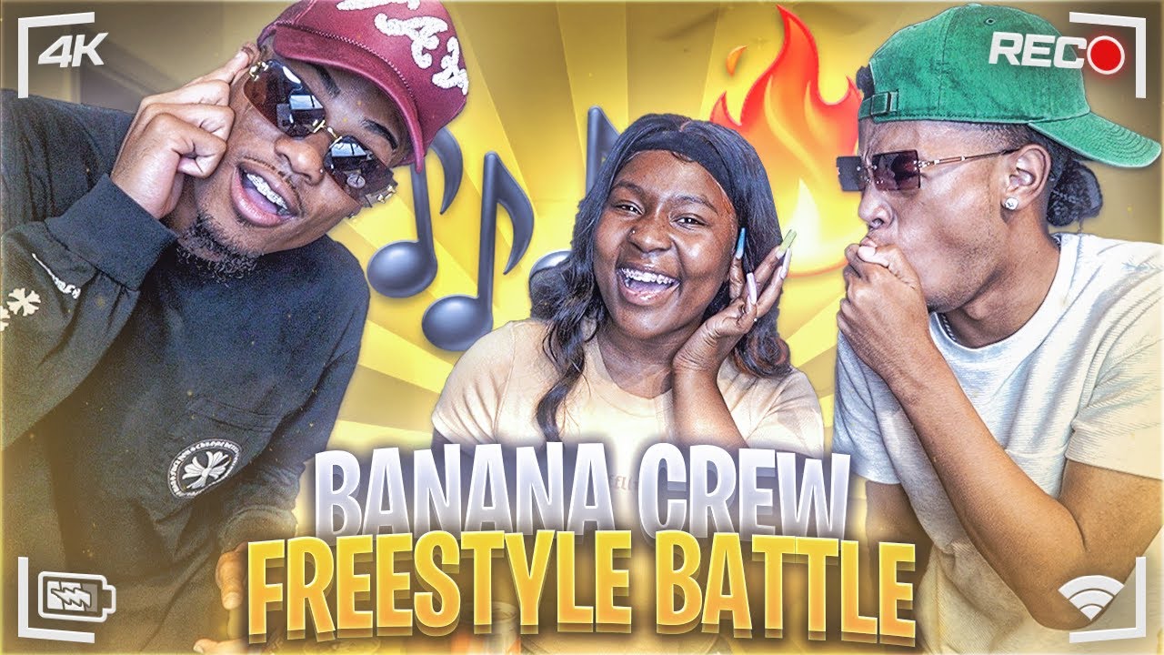 BANANA CREW  ULTIMATE FREESTYLE RAP BATTLE | IAMJUSTAIRI