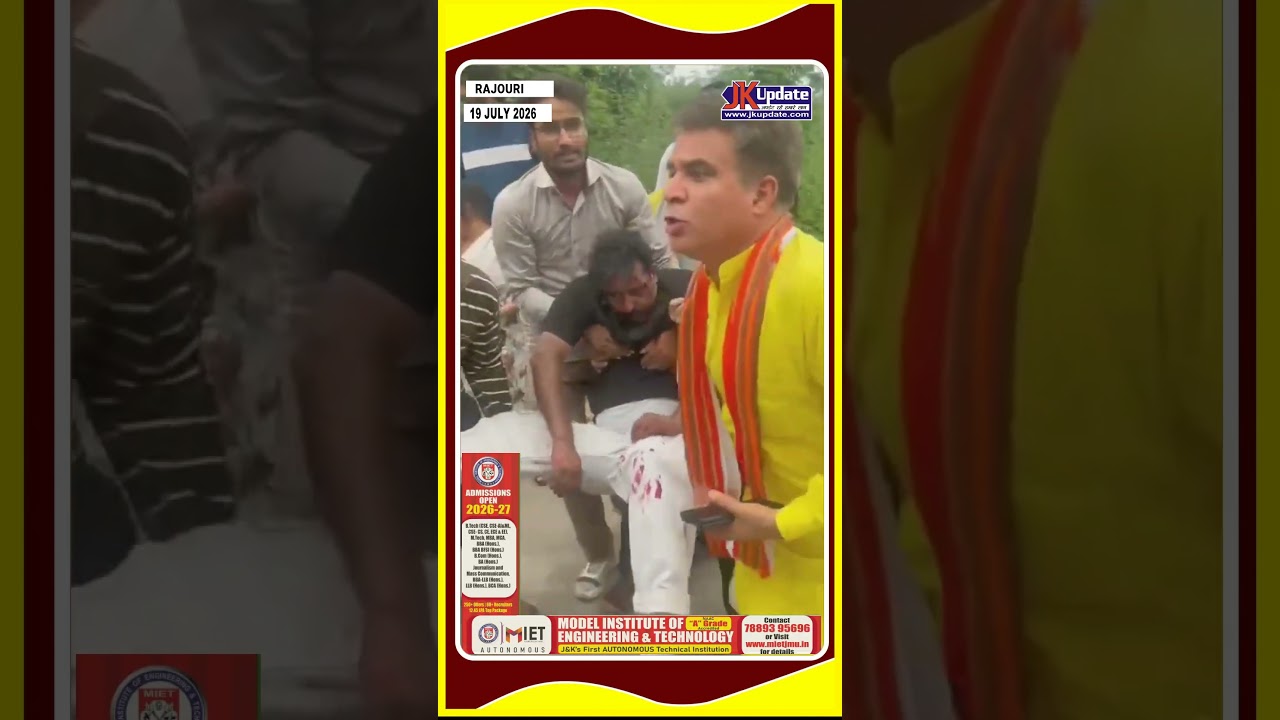 Ravinder Raina Helps Rescue Road Accident Victims in Rajouri