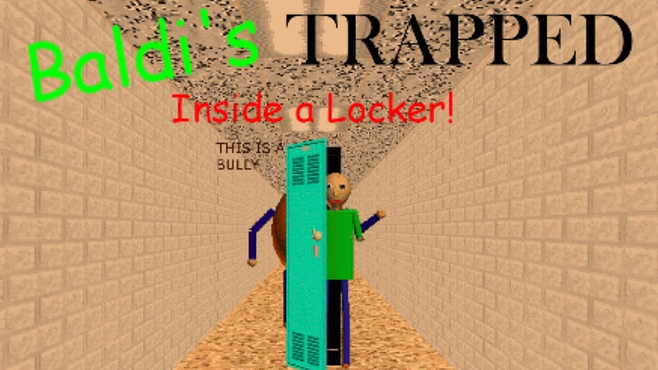 Балди теперь заперт в шкафчике, ура...