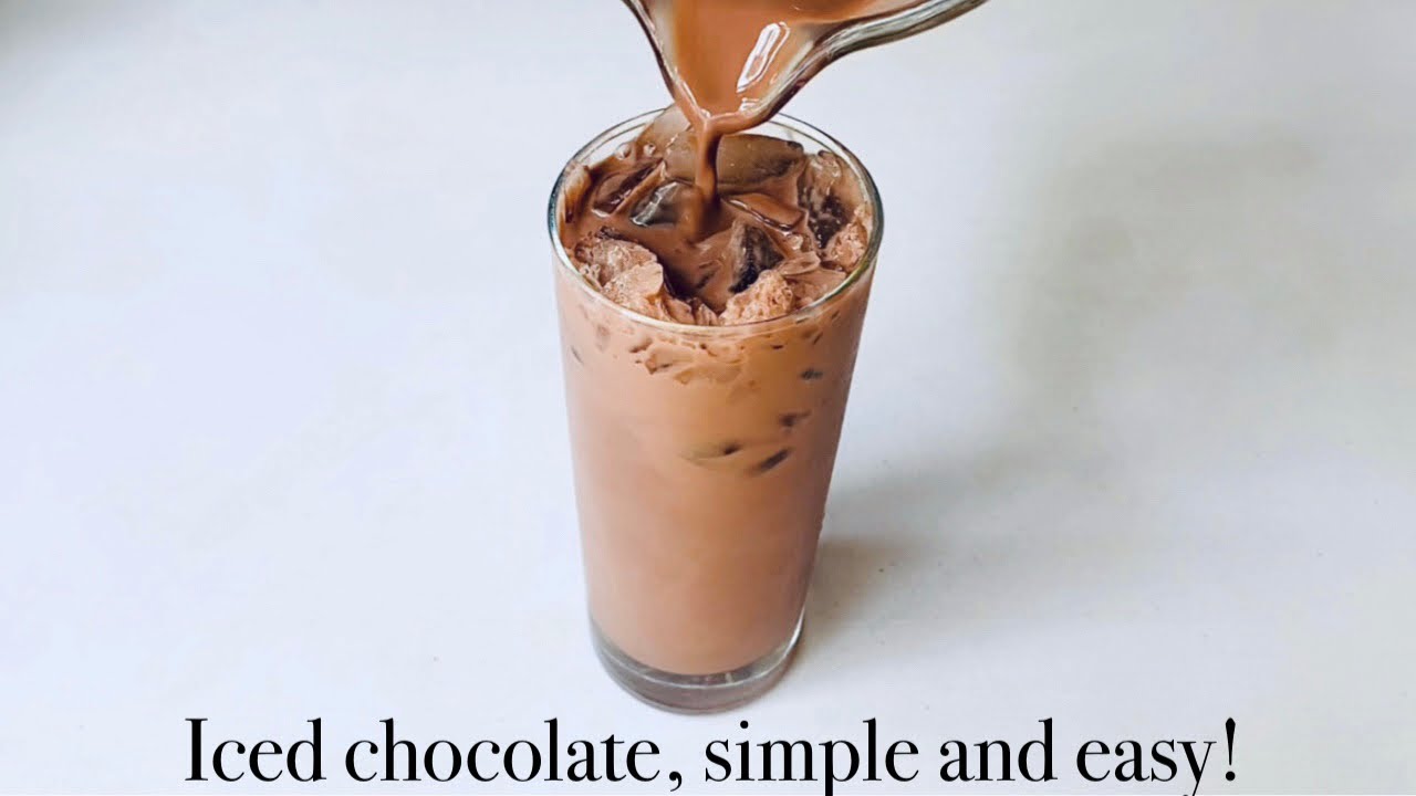 Simple iced chocolate recipe