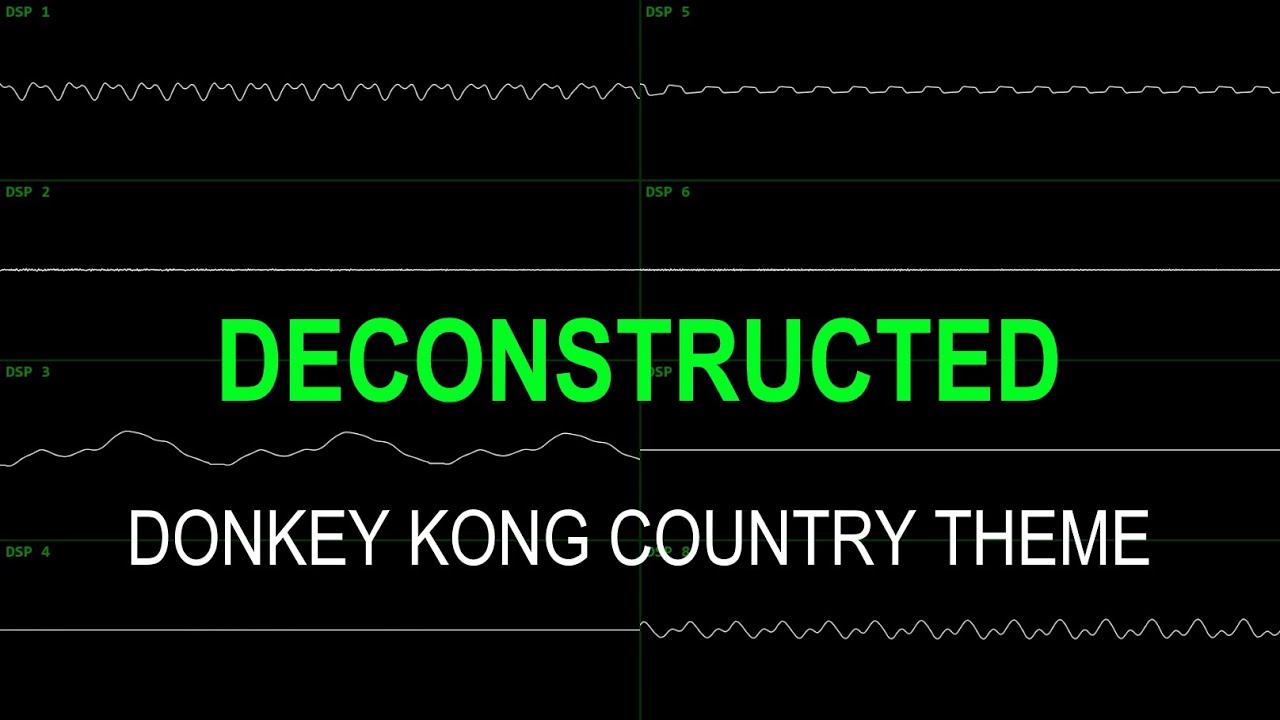 Donkey Kong Country - Title Theme ~ Deconstructed Oscilloscope