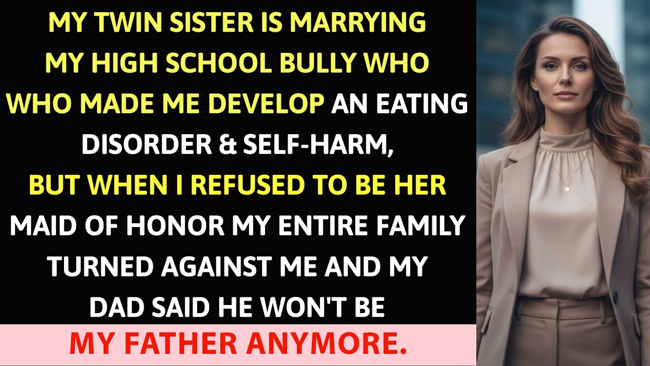 My Twin Sister Is Marrying My High School Bully Who Made Me Develop an Eating Disorder & Self-Harm..