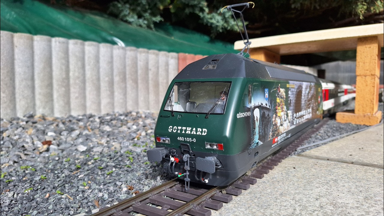 Re 460, spur 1, history of the Gotthard Pass, Fulgurex, Stucki, CFF, SBB, FFS, gauge 1, gartenbahn