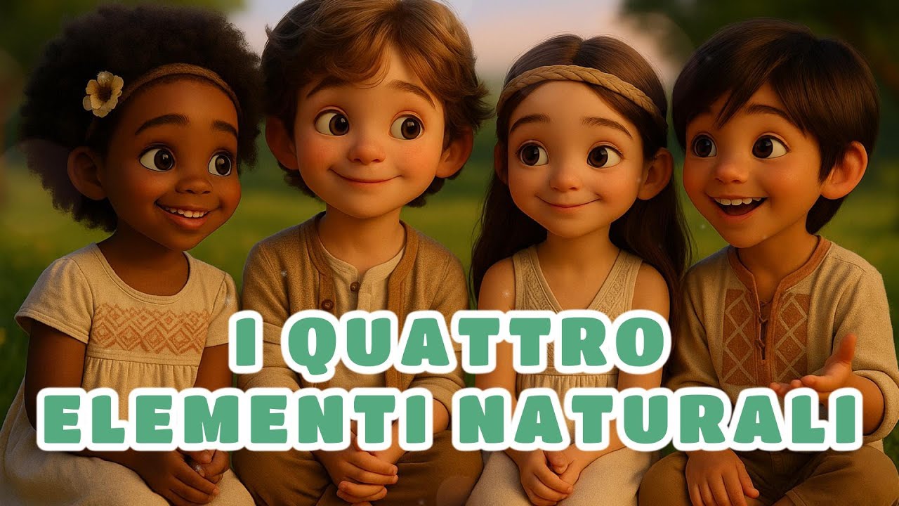 I QUATTRO ELEMENTI NATURALI - Canzone per bambini