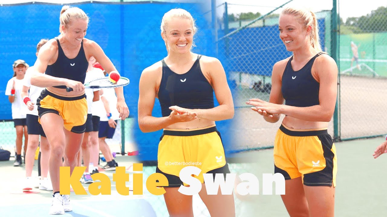 Katie Swan 💪💪#tennisgirl #tennisplayer #tennisworkout #katieswan