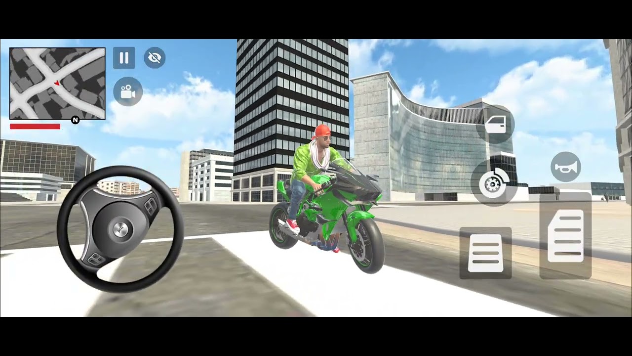 Indian thrift game Auto simulator (car racing game video) bike racing game 