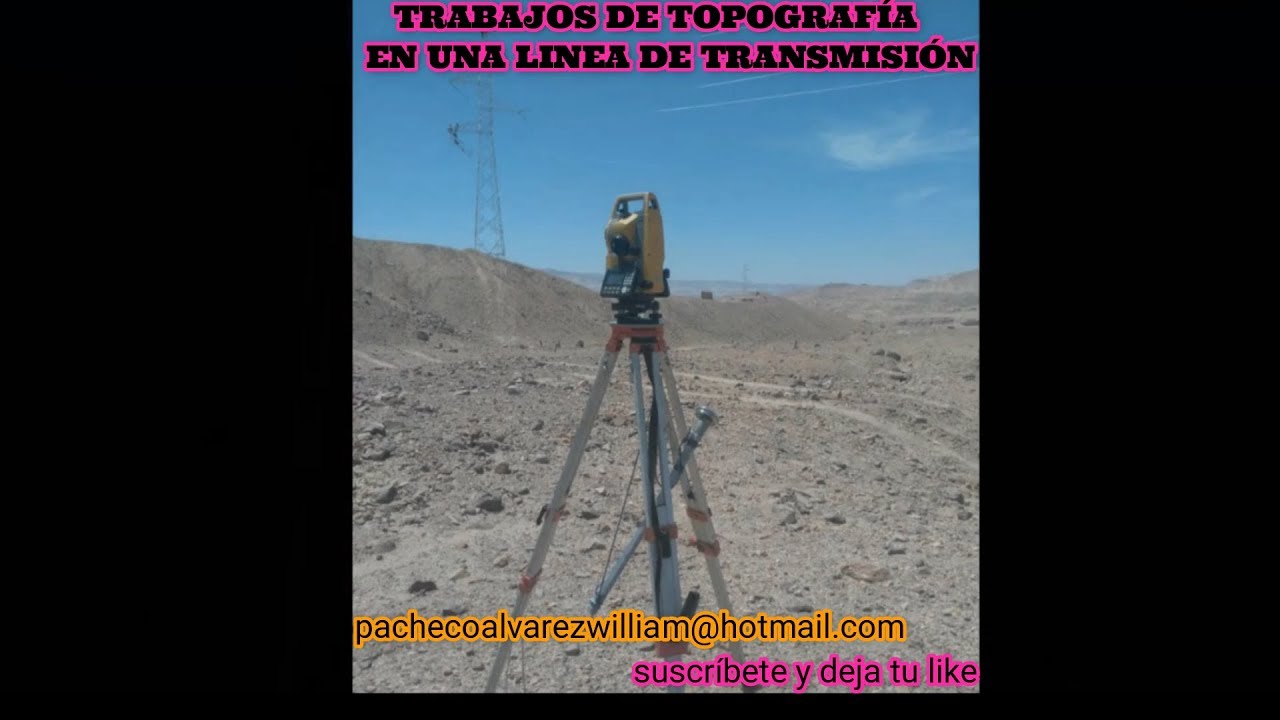 TOPOGRAFÍA EN LÍNEAS DE TRANSMISIÓN
