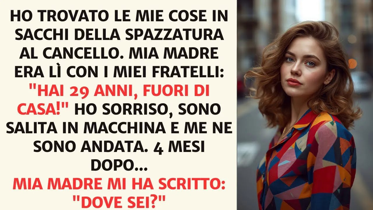 Rientro dal lavoro&hellip; e trovo tutte le mie cose nei sacchi della spazzatura davanti al cancello!