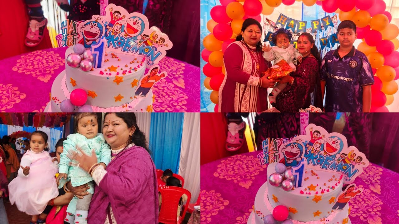 Tappu ka first birthday celebration 🎂|| Deepika Thakur Thakur UK 