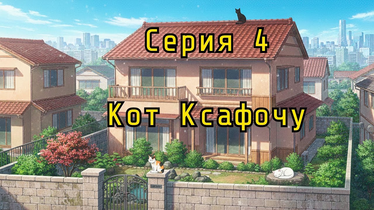 Серия 4: Кот Ксафочу. Повседневная жизнь в тихом доме с криками внутри.
