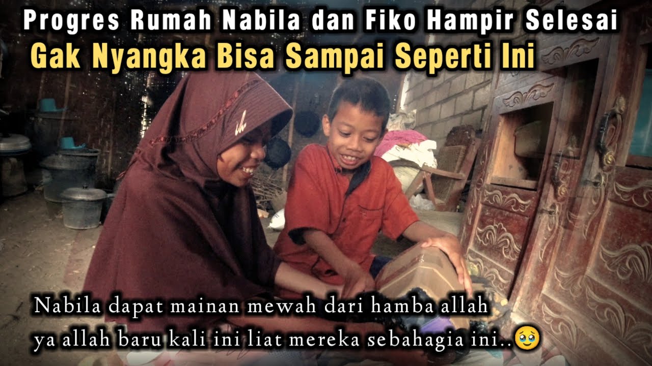 GAK NYANGKA BISA SEPERTI INI! KEBAHAGIAAN YANG TULUS TERLIHAT DARI KEDUA KAKAK BERADIK YATIM INI