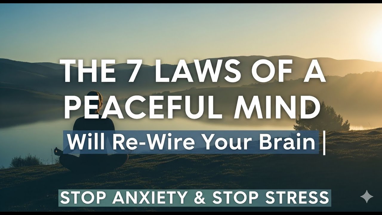 The 7 Laws of a Peaceful Mind | Stop Anxiety & Stress | Rewire Your Brain for Inner Peace
